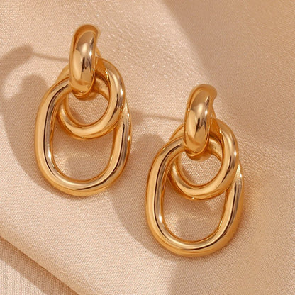 Geometric Earrings - Zafinne Jewelry