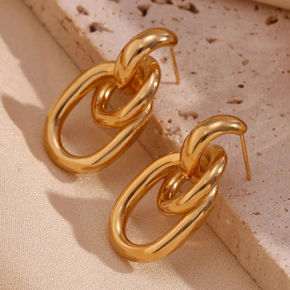 Geometric Earrings - Zafinne Jewelry