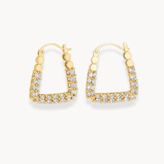 Geometric Irregular Earrings - Zafinne Jewelry