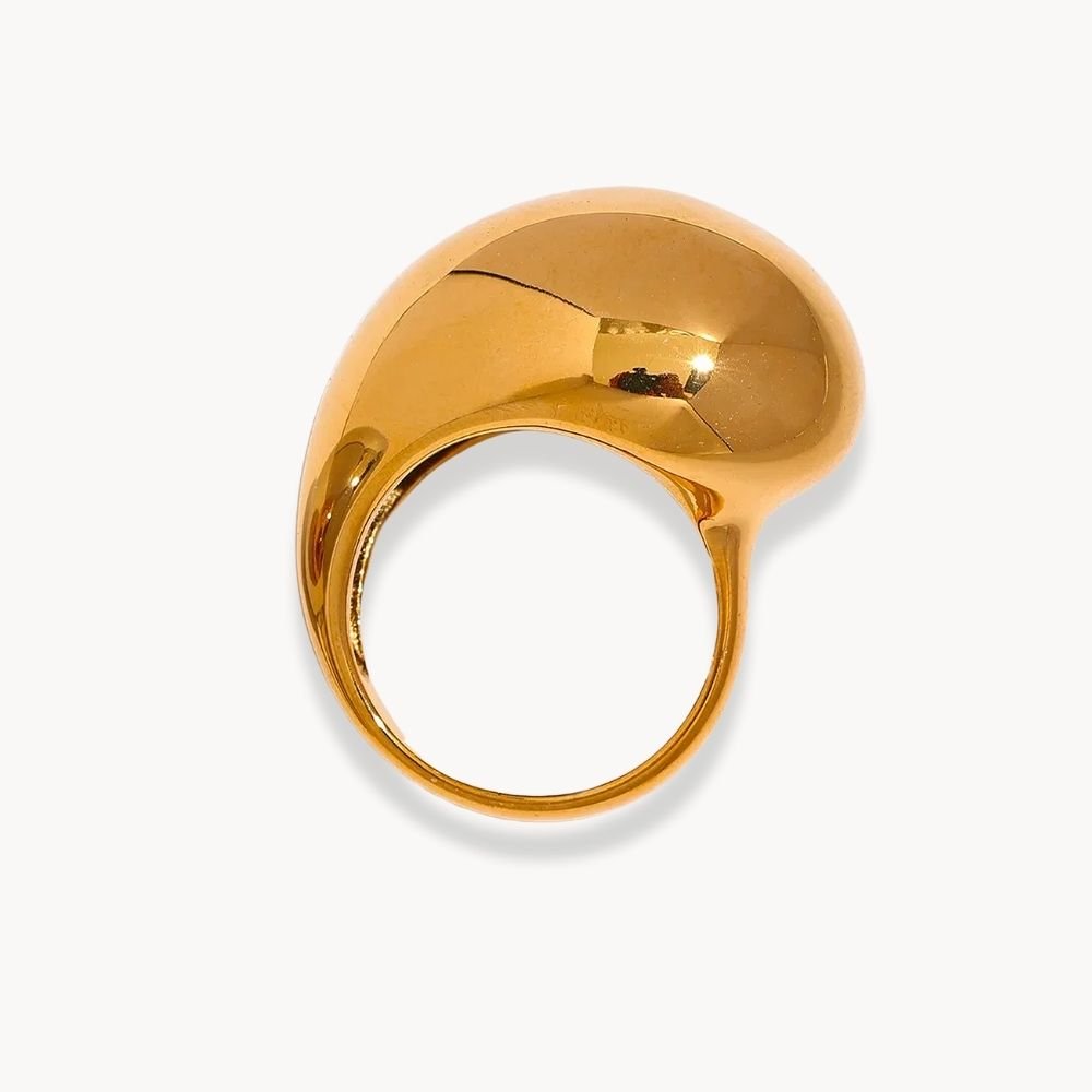 Half Chunky Ring - Zafinne Jewelry