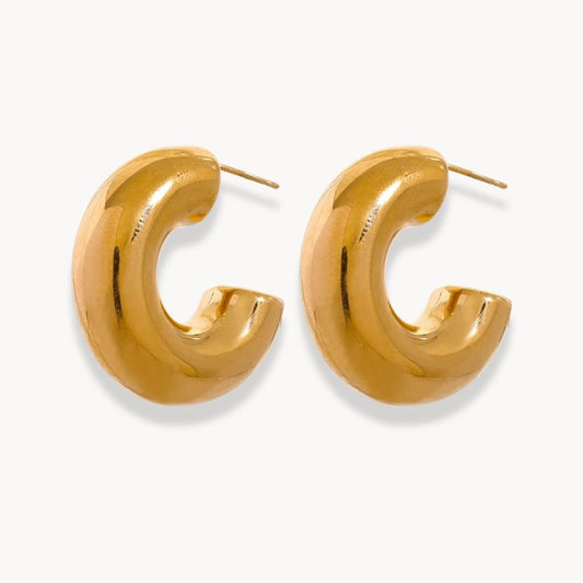 Half Hoop Earrings - Zafinne Jewelry