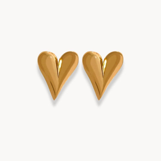 Heart Earrings - Zafinne Jewelry