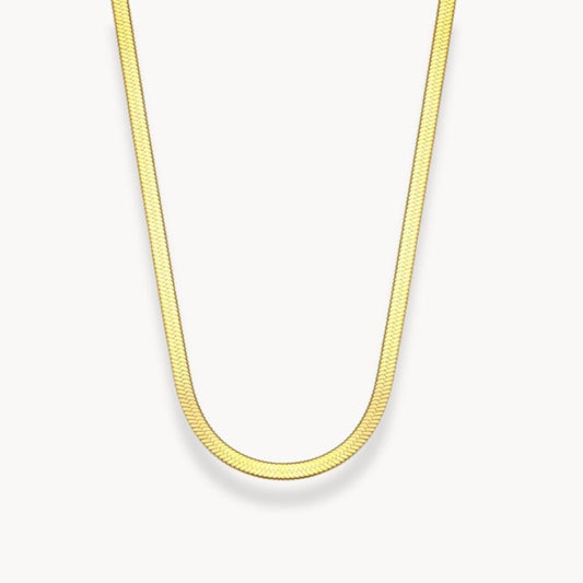 Herryingbone Chain Necklace - Zafinne Jewelry
