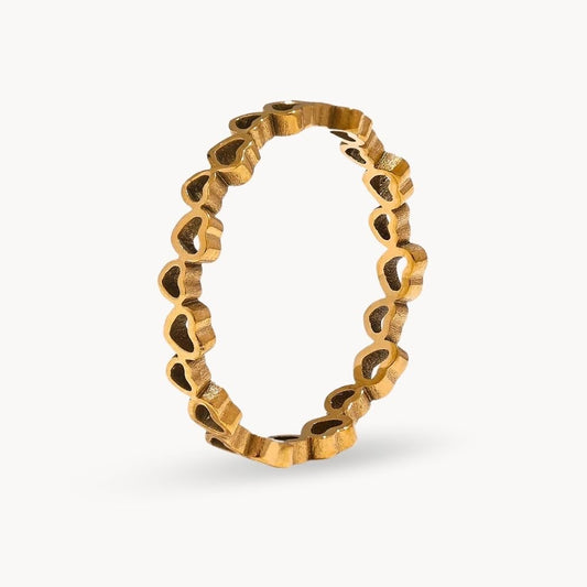 Love Heart Sequence Ring - Zafinne Jewelry