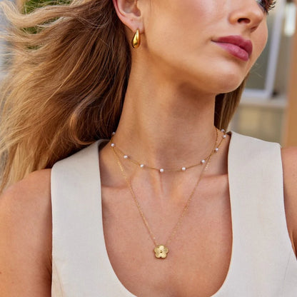 Goldkette Perlen