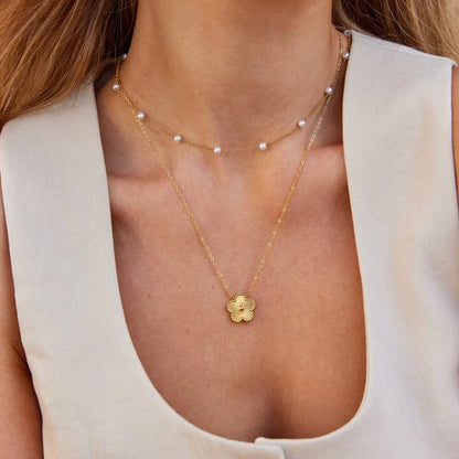 Goldkette Perlen