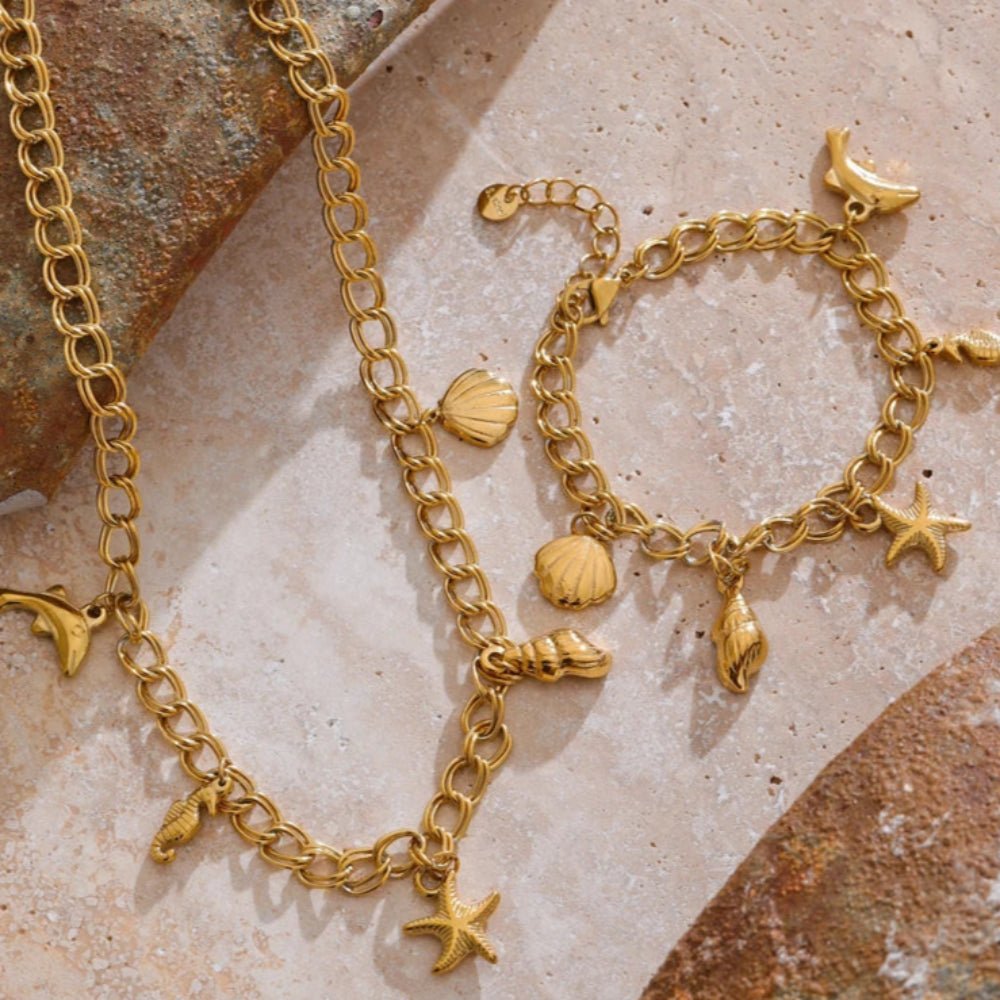 Ocean Style Necklace - Zafinne Jewelry