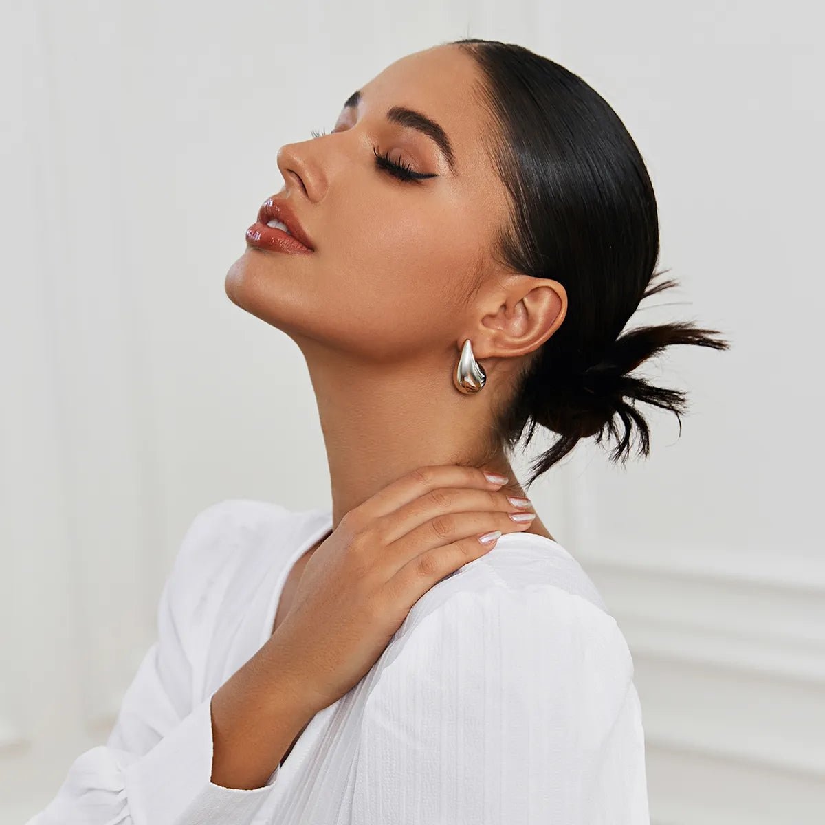 Pear Drop Earrings - Zafinne Jewelry