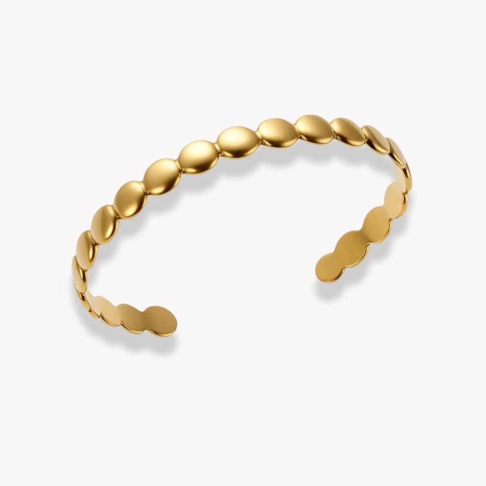 Round Sequence Bangle Bracelet - Zafinne Jewelry