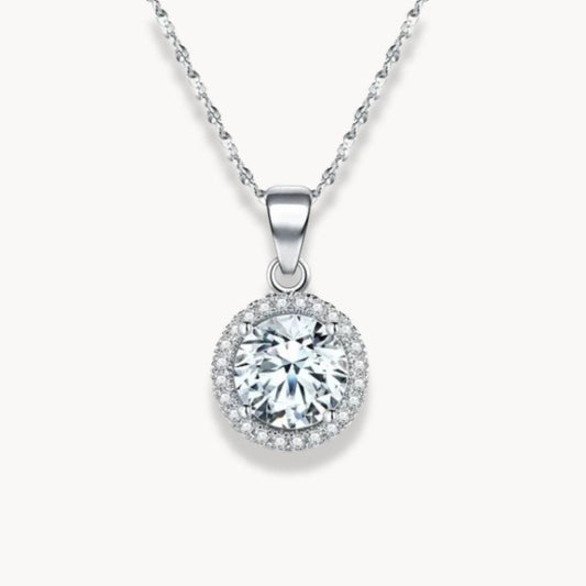 Silver Luxury Sparkle Necklace - Zafinne Jewelry