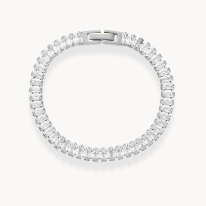 Square Crystals Chain Bracelet - Zafinne Jewelry